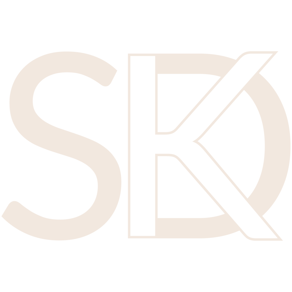 Logo SK design creme